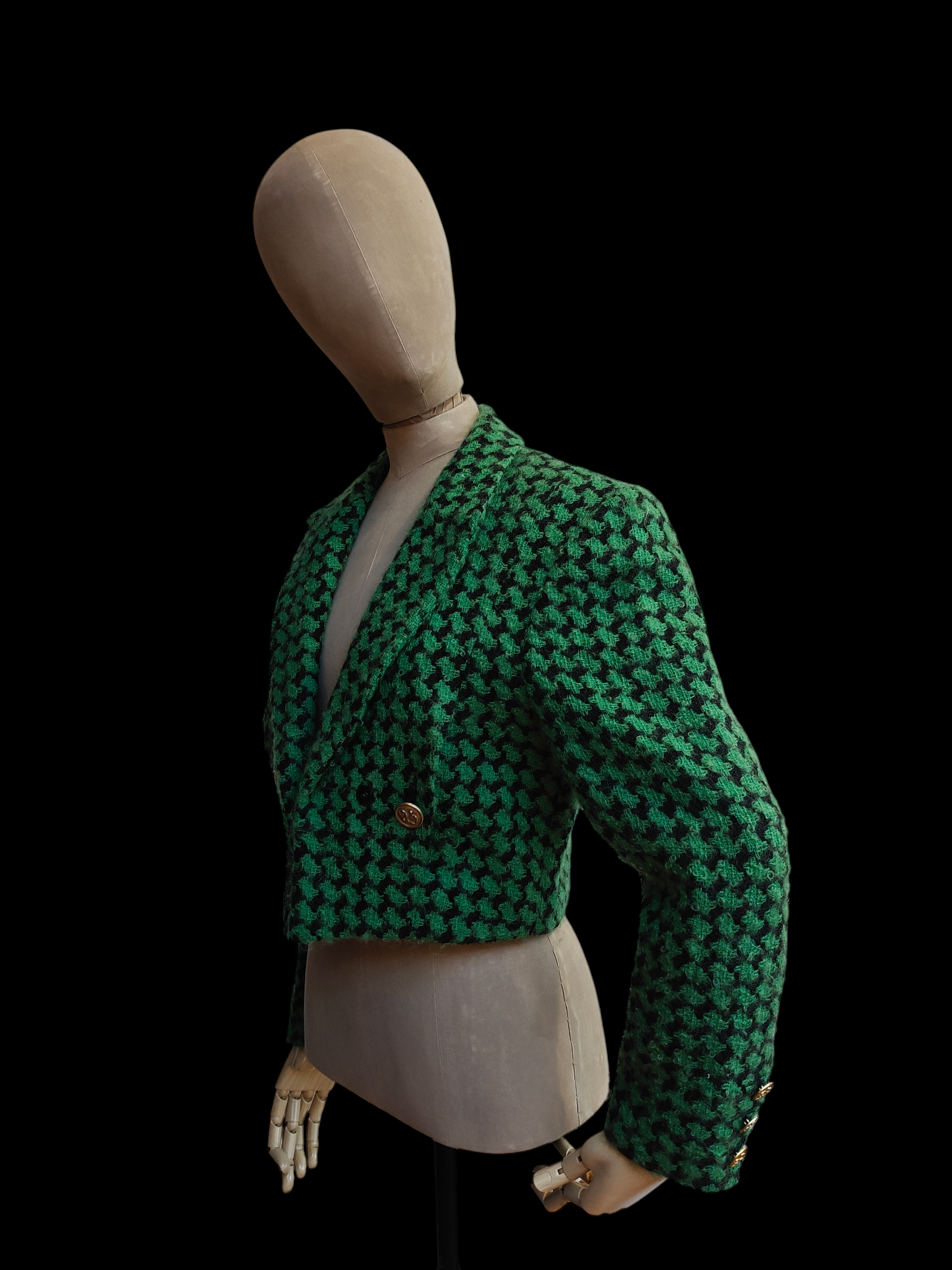 vintage houndstooth jacket
