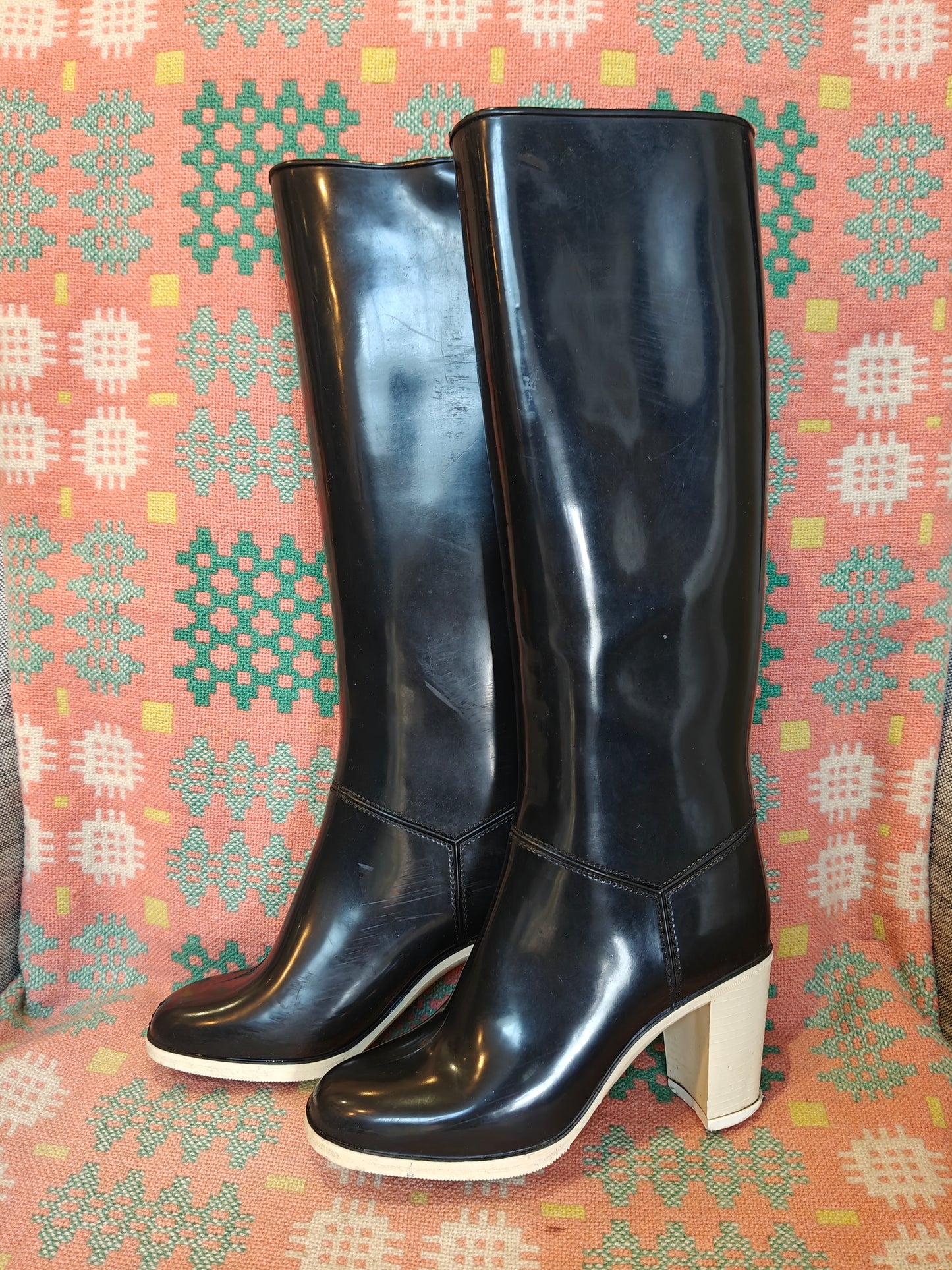 vintage knee high boots
