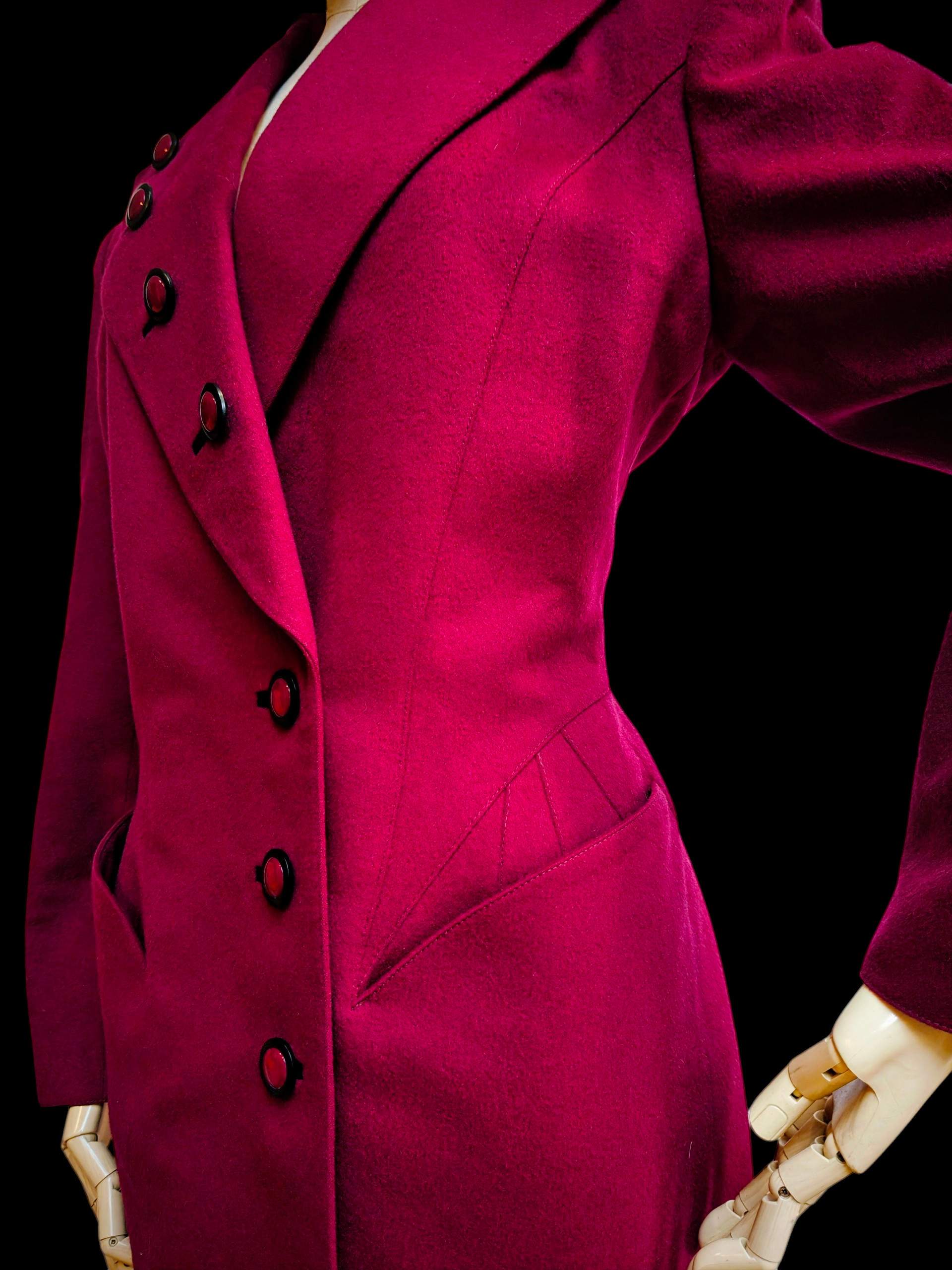 wool and cashmere ladies vintage jacket