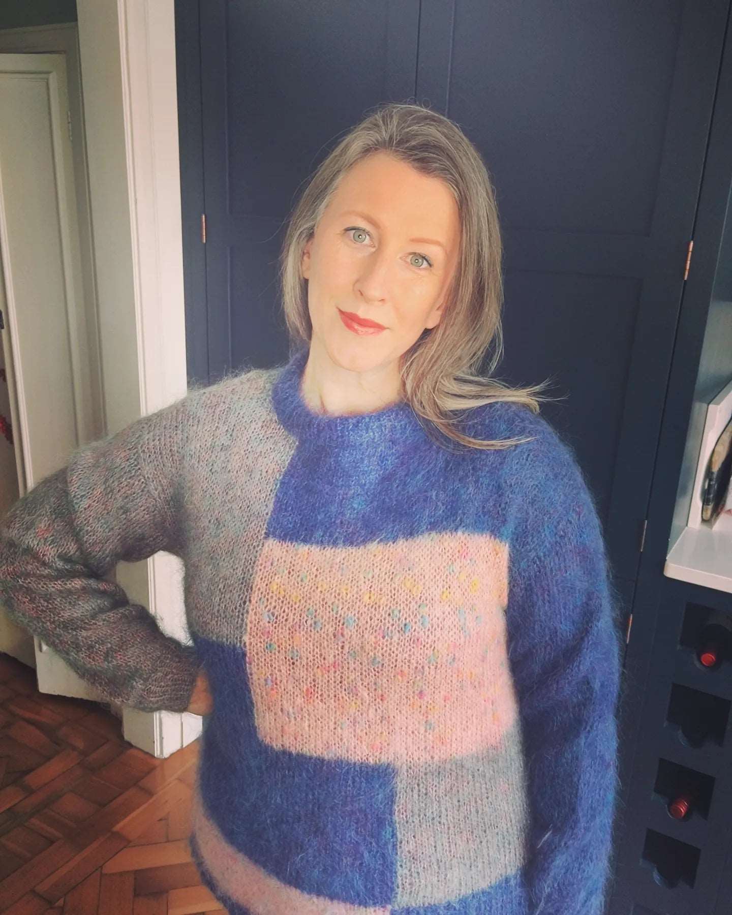 vintage knitted jumper size 8-12