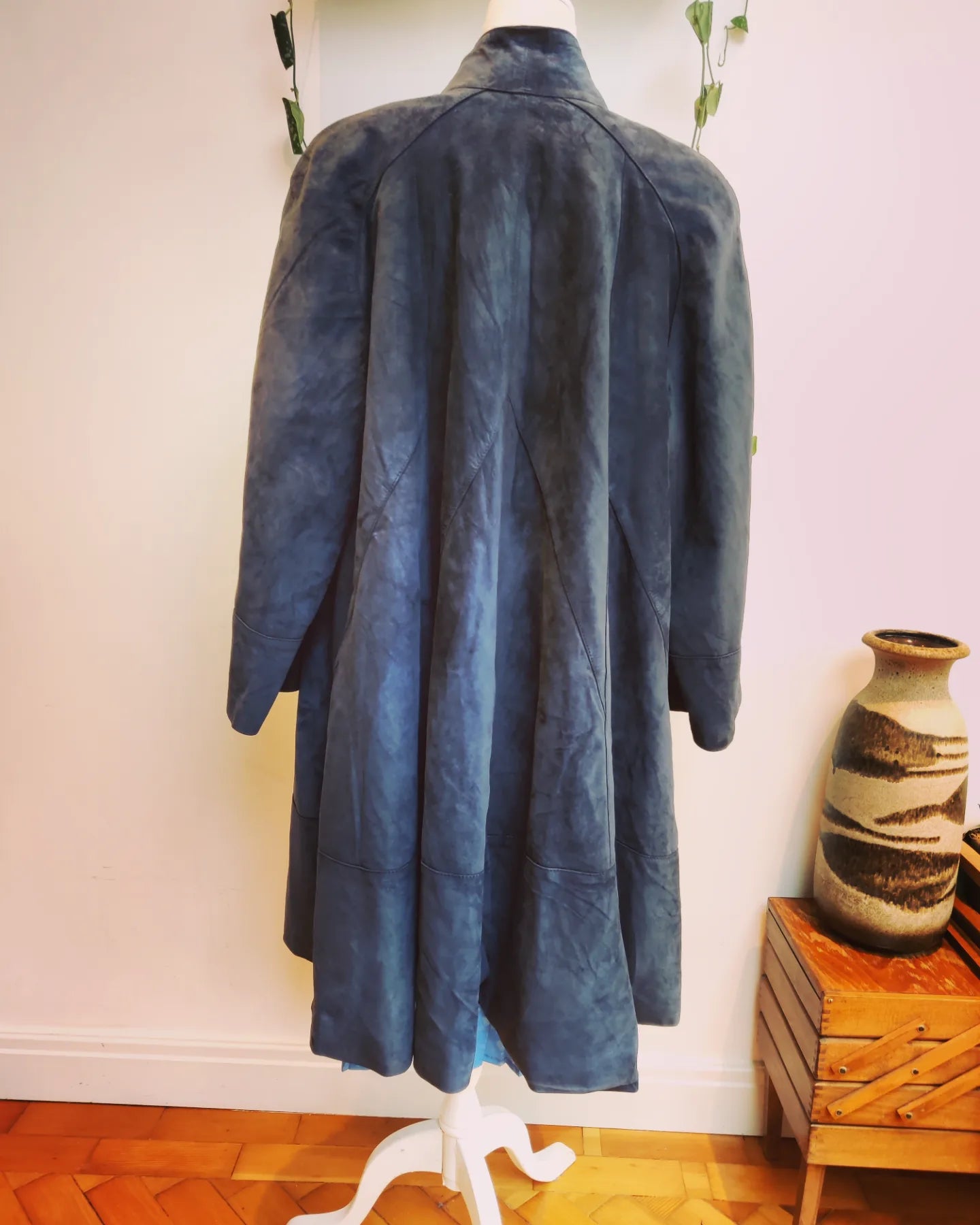 Plus size vintage swing coat