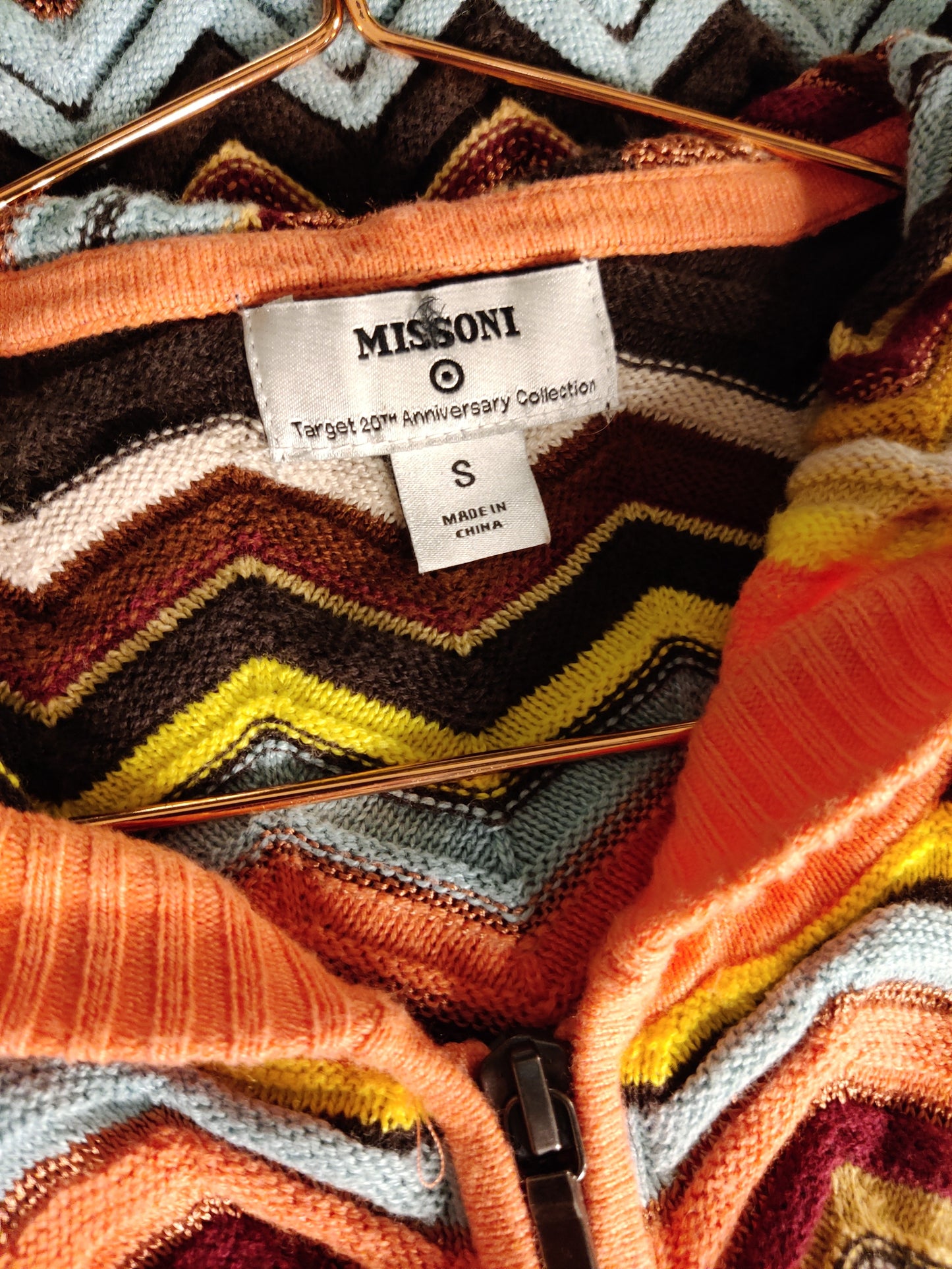 Missoni hooded top size 6-8.