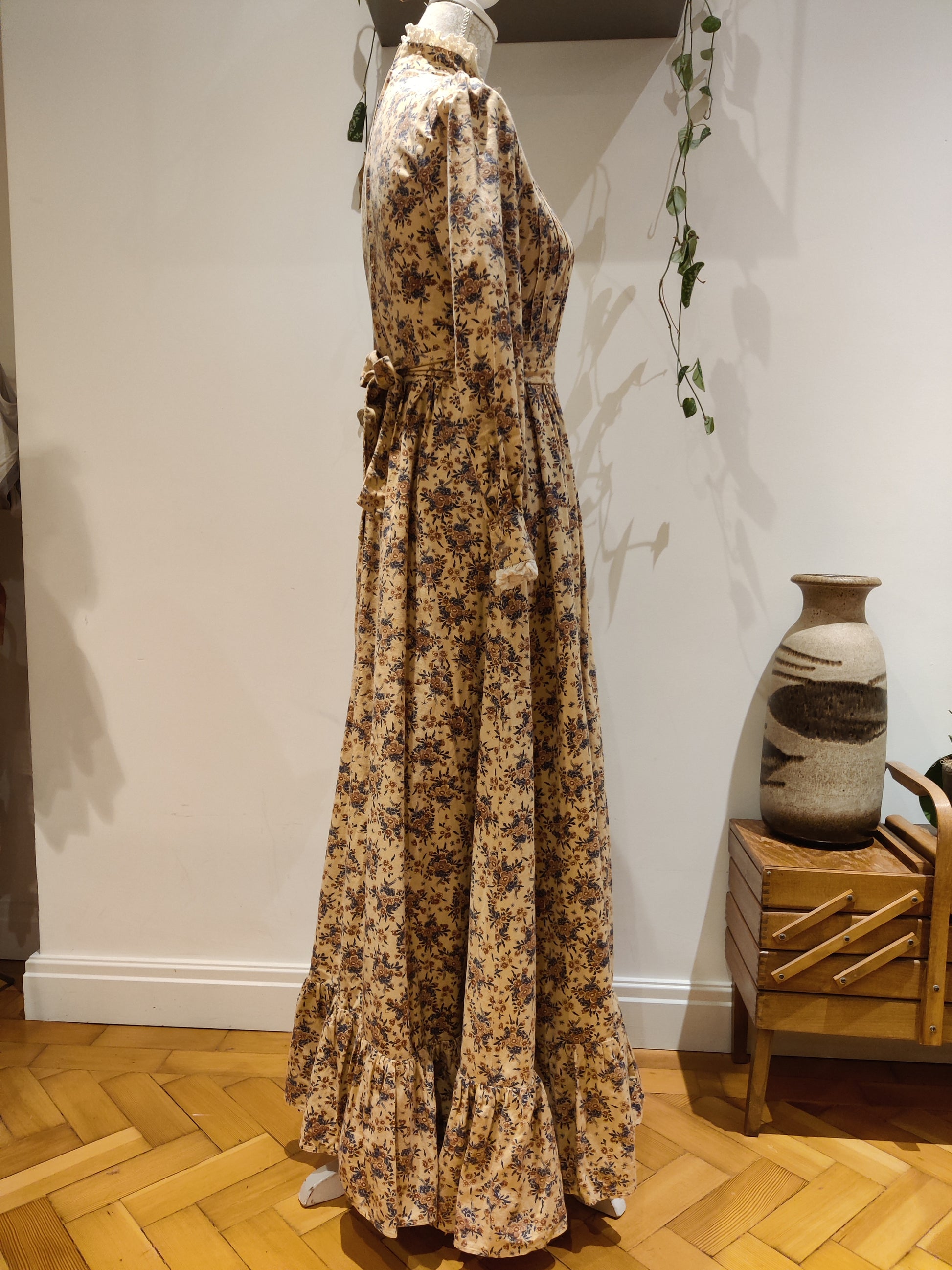 1970s Laura Ashley prairie dress